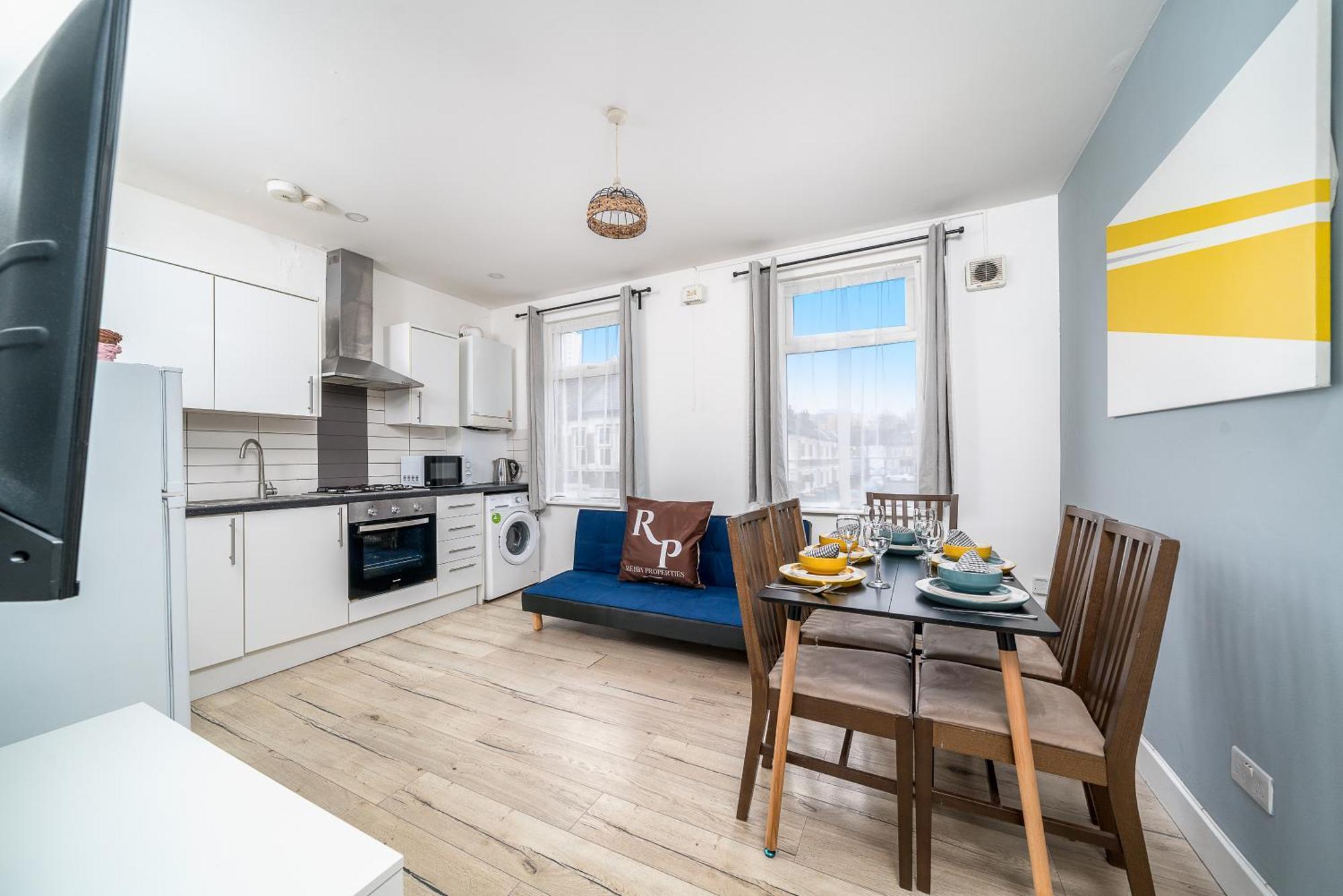 Modern 2 Bed East London Home By Rebby Properties Sleeps 5 Near Canning Town Station Exterior foto